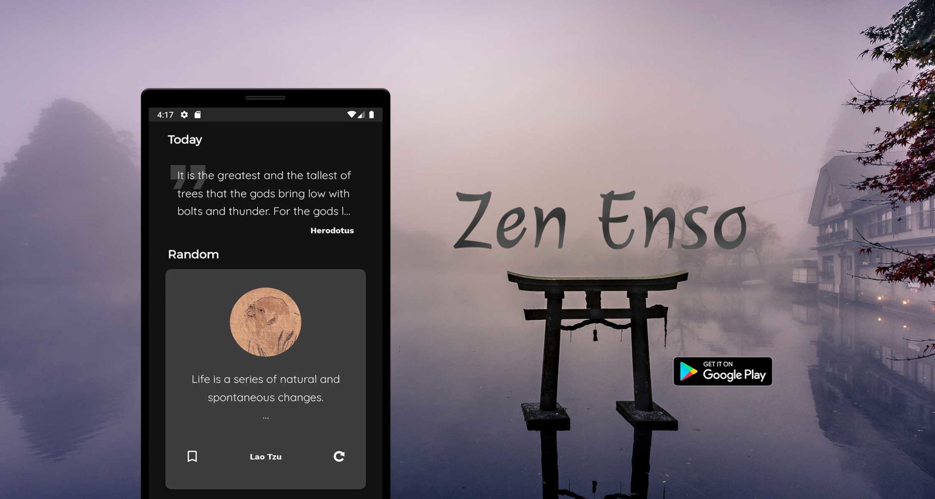 Zen Enso app promo banner