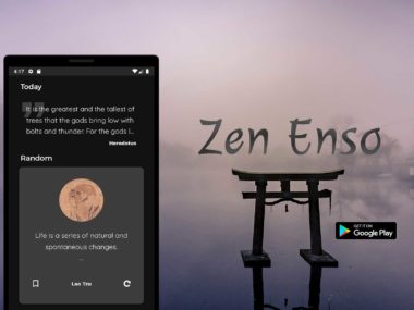 Zen Enso app promo banner